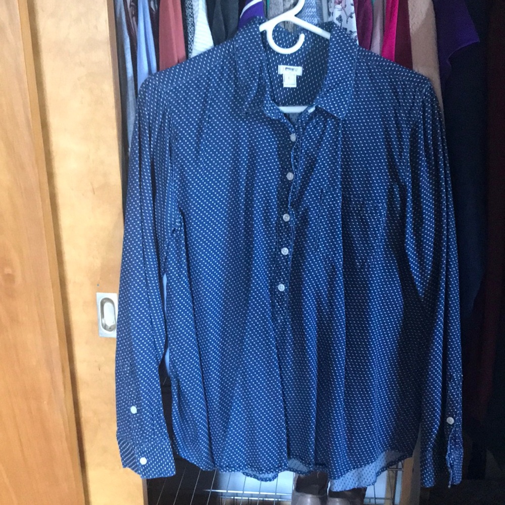 J. Crew 3/4 button shirt